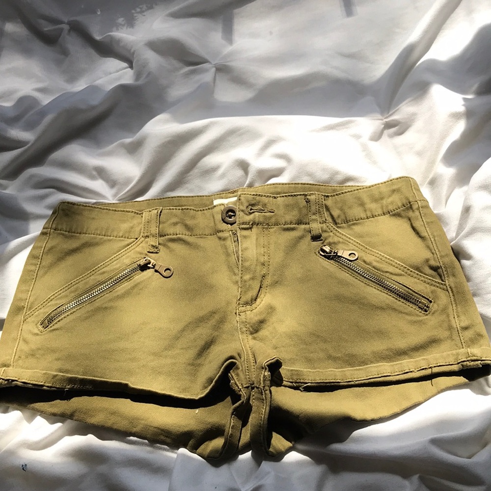 Green shorts